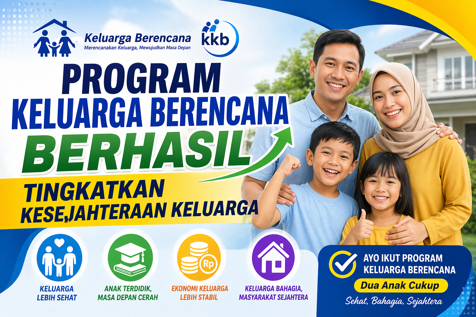 Program Keluarga Berencana Berhasil Tingkatkan Kesejahteraan Keluarga